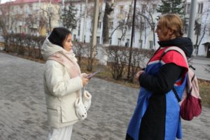 Члены клуба «Юный пожарный» провели акцию «Внимание! Особый противопожарный режим».
